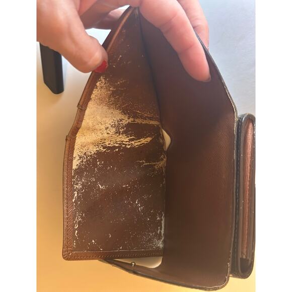 Authentic LOUIS VUITTON Elise trifold wallet vintage monogram - Picture 10 of 14